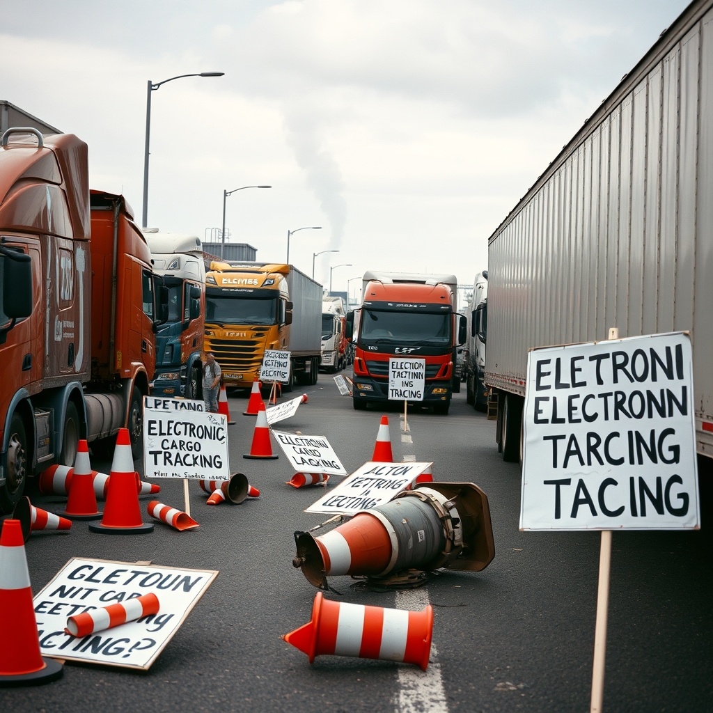 Sutcra y PIT-CNT denuncian agresiones físicas de camioneros autoconvocados en protestas contra la guía electrónica de carga